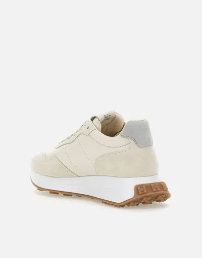 Hogan Light Beige Sneakers In White