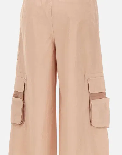 Iceberg Blush Parachute Cargo Fit Trousers