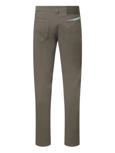 Jacob Cohen Medium Grey Strecth Cotton Jeans In Green