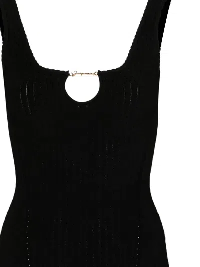 Jacquemus La Mini Robe Sierra Knitted Mini Dress