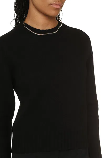 Jil Sander Crew-neck Merino Wool Sweater