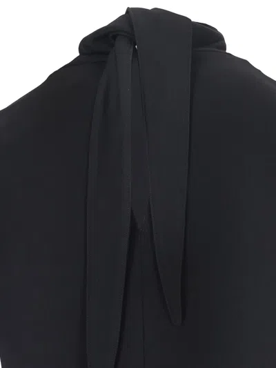 Jil Sander High-neck Viscose Midi Dress