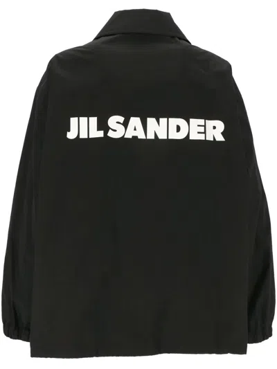 Jil Sander Cotton Jacket Women In Black
