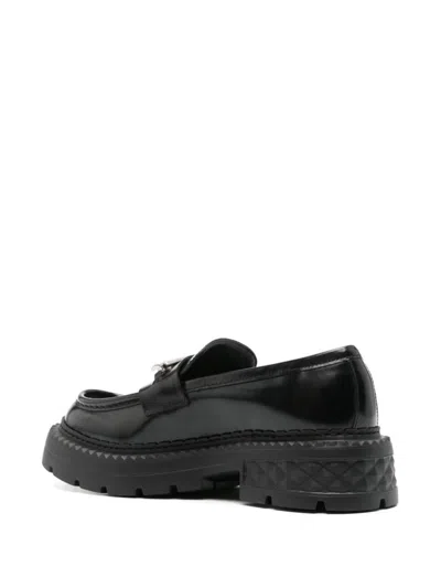 Jimmy Choo Marlow Leather Loafers In In Black