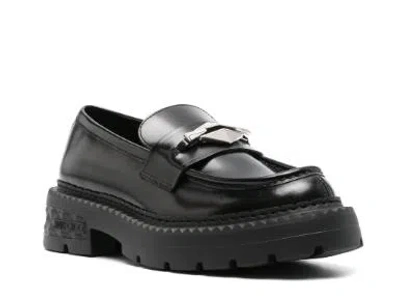 Jimmy Choo Marlow Leather Loafers In In Black