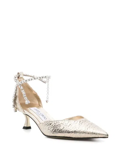Jimmy Choo 'stevie 50 Metallic Crink