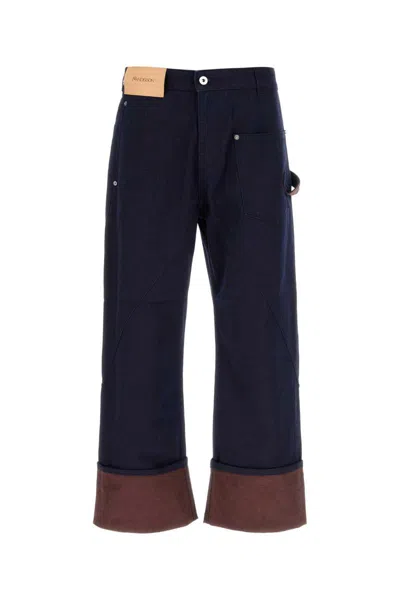 Jw Anderson J.w.anderson 'turn Up Twisted Workwear' Jeans In Blue