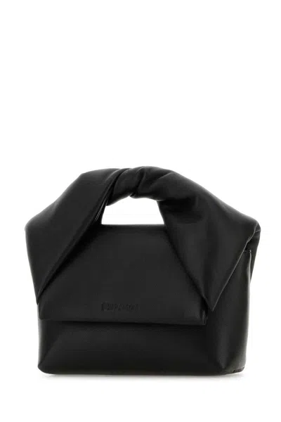 Jw Anderson Twister Bag In Black
