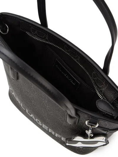 Karl Lagerfeld Small Ikon Monogram Tote Bag