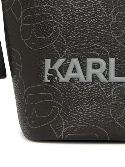 Karl Lagerfeld Small Ikon Monogram Tote Bag