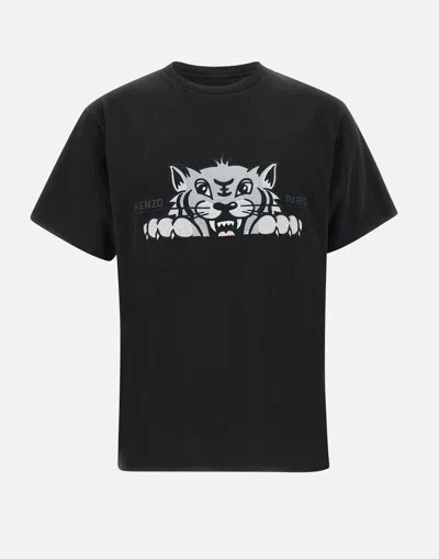 Kenzo Sweatshirt With A Distinctive Tiger Head In Black