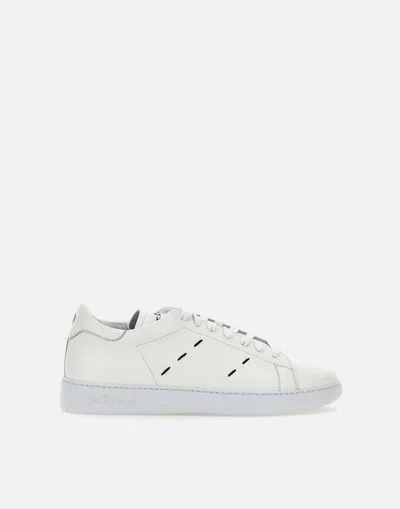 Kiton Stitching Trainers In White