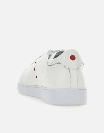 Kiton Stitching Trainers In White