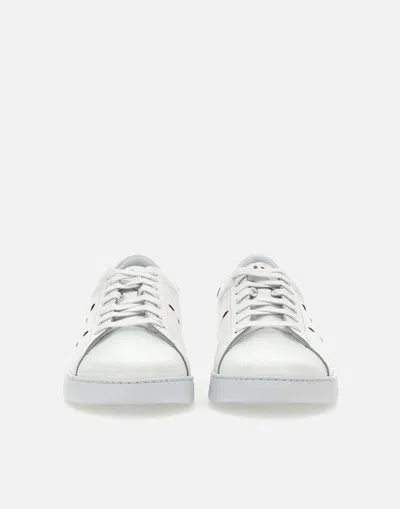 Kiton Stitching Trainers In White