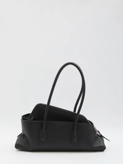 Attico La Passeggiata Small Shoulder Bag In Black