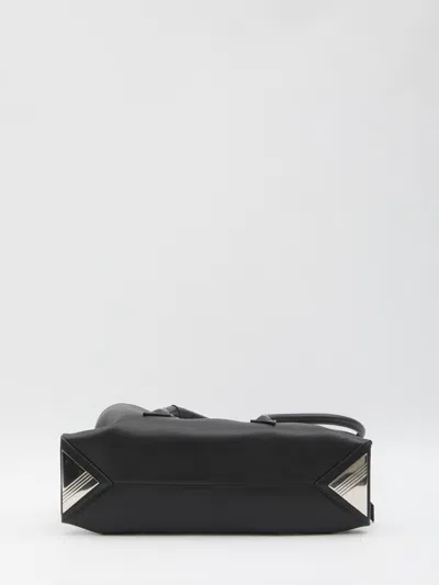 Attico La Passeggiata Small Shoulder Bag In Black