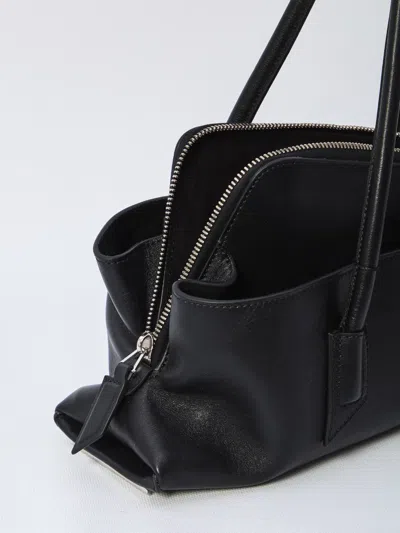 Attico La Passeggiata Small Shoulder Bag In Black