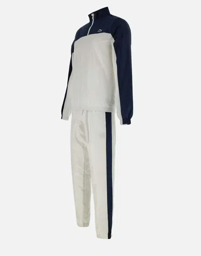 Lacoste Sport Suit Recycled Polyester Logos In Neutral