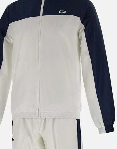 Lacoste Sport Suit Recycled Polyester Logos In Neutral