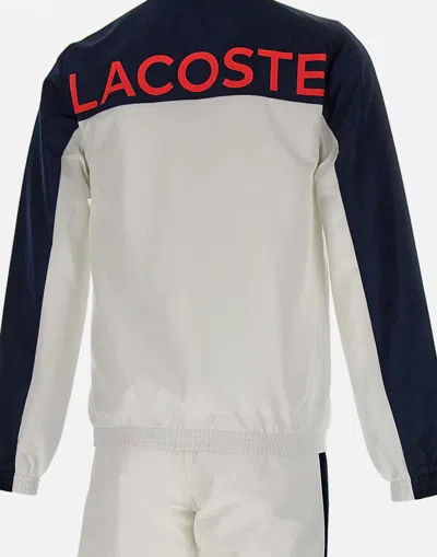 Lacoste Sport Suit Recycled Polyester Logos In Neutral