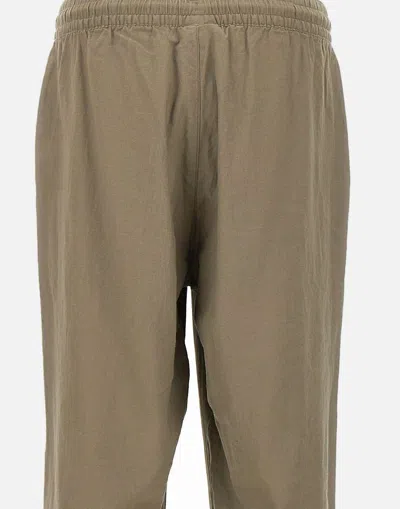 Emporio Armani Jogger Trousers With Linen And Viscose Blend