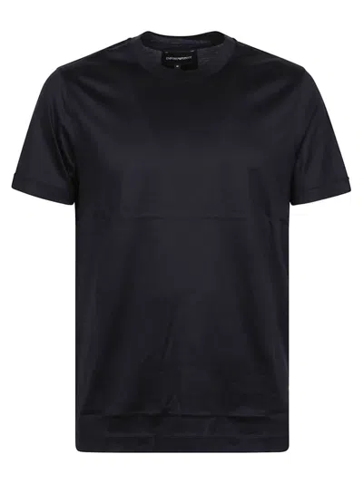 Emporio Armani Basic Line T-shirt In Black