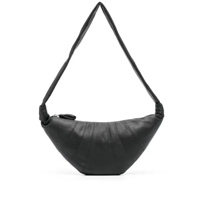 Lemaire Croissant Medium Shoulder Bag In Black