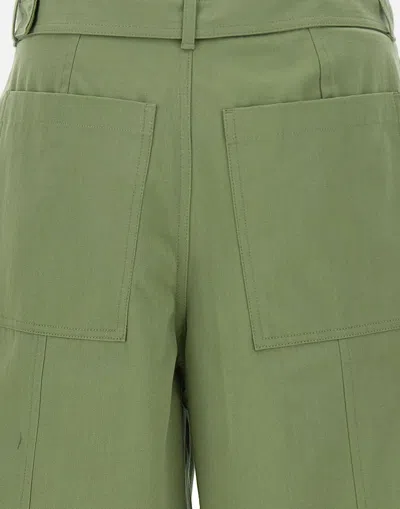 Maison Kitsuné Bermuda Shorts With Belt Loops And Pockets