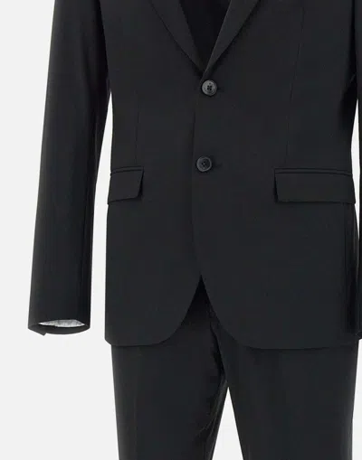 Manuel Ritz Single-breasted Suit In Black
