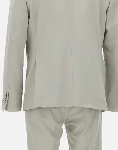 Manuel Ritz Single-breasted Suit In Gray
