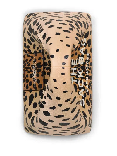 Marc Jacobs The Sack Mini Leopard-print Leather Top Handle Bag