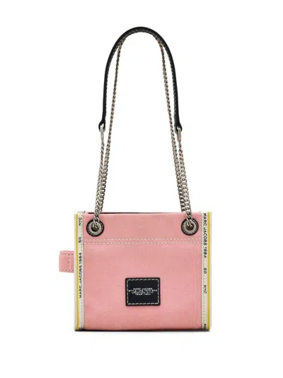 Marc Jacobs The Denim Chain Crossbody Tote Crossbody Bags Pink
