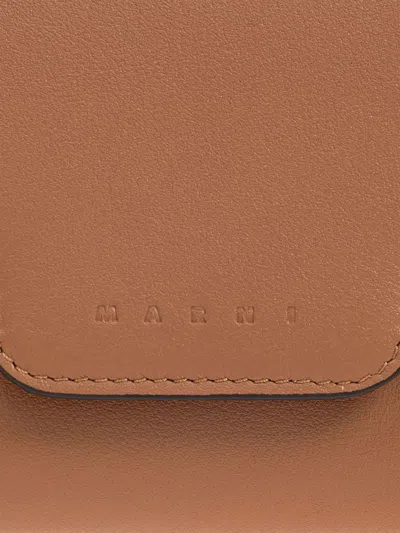 Marni Trunkaroo Tri-fold Wallet Foldover Top