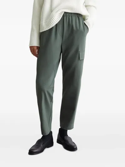 Marc O'polo Elasticated-waist Trousers In Gray
