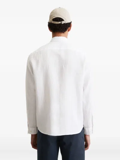 Marc O'polo Button-up Linen Shirt In White