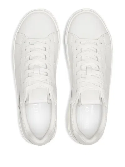 Marc O'polo Perforated Leather Sneakers In White