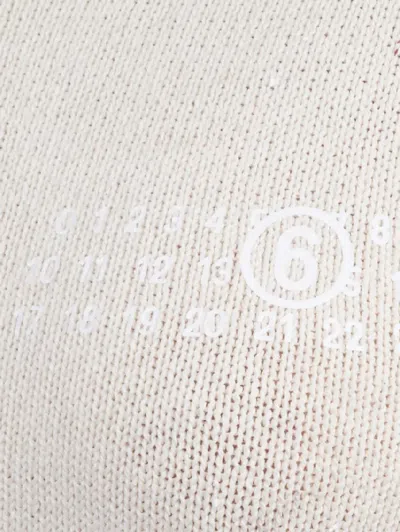Mm6 Maison Margiela Sweaters In White