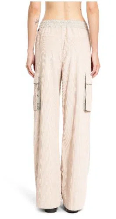 Moncler Beige Elastic Waistband Sweatpants In Neutral