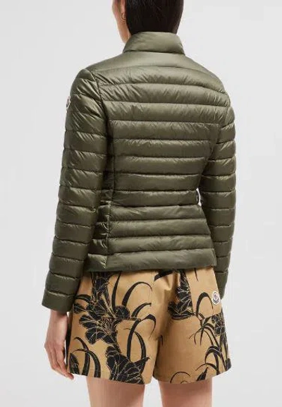 Moncler Women Igelle Short Down Jacket In Green