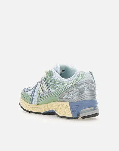 New Balance Blue Low Top Sneaker With Logo Patch On Tongue And Side And Perforated Panels In Tech Fabric Unisex In Green