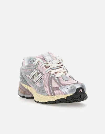 New Balance Pink Low Top Sneakers With Logo Patch On Side And Tongue And Perforated Panels In Tech Fabric Unisex In Multi