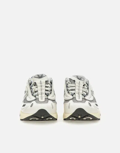 New Balance Grey Low Top Sneakers With Logo Patch On Side And Tongue And Perforated Panels In White