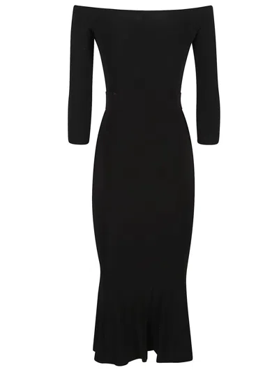 Norma Kamali Dress  Woman Color Black In Black