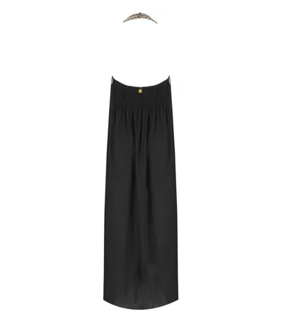 Pahiesa Formentera Black Long Dress