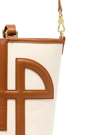 Patou Medium Jp Bucket Bag In Brown