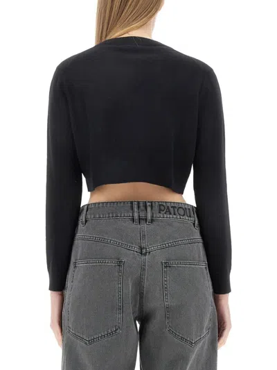 Patou Cropped Shirt In Black