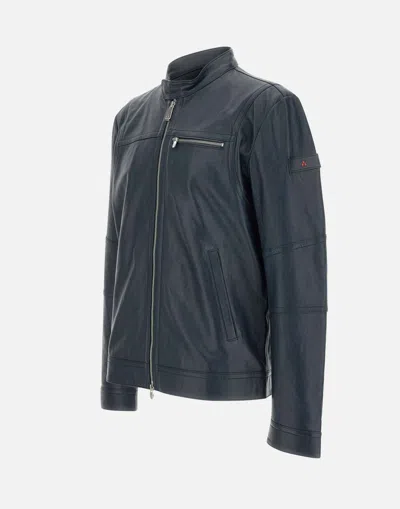 Peuterey Zip-up Bomber Jacket In Black