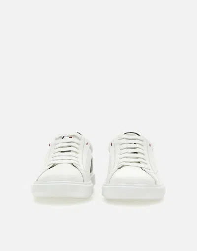 Peuterey Quarter White Leather Sneakers In White