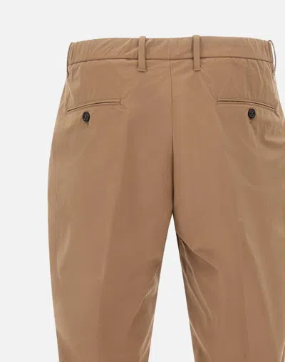 Peuterey Hebrides Camel Slim Trousers In Brown