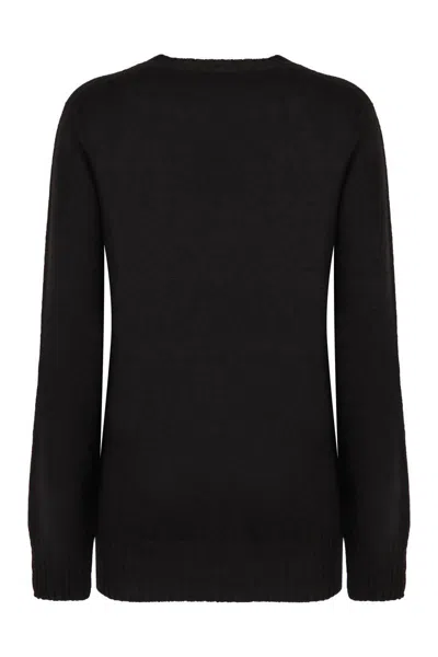 Philosophy Di Lorenzo Serafini Women's Luxe Wool-cashmere Blend Jumper In Black
